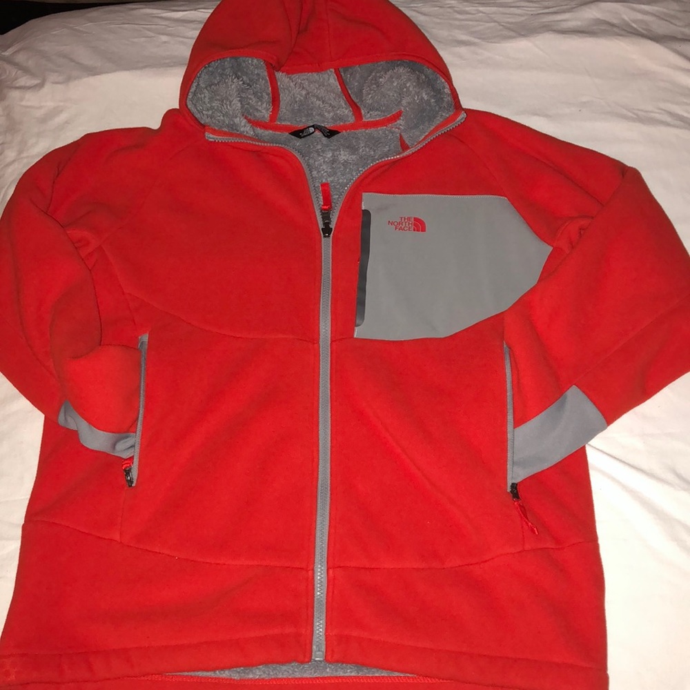 North Face zip up hoodie
